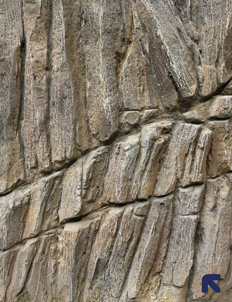 Efekt skały na ścianie